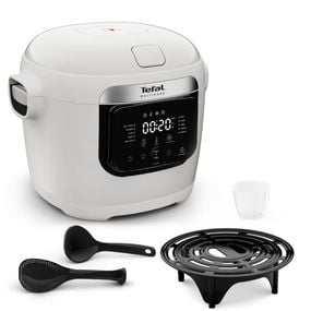Multicooker Tefal Multicook Basic MY700BF0, 700W, 6 L, 10 programe de gătire, temperatură ajustabilă, funcție păstrare la cald, bol cu 2 m&acirc;nere, alb