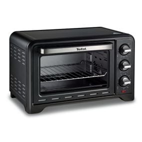 Cuptor Electric Optimo OF444834, 1380 W, tehnologie convecție, 6 programe, 240&deg;C, temporizator,  &icirc;nveliş interior antiaderent, 2 accesorii incluse, 19 L, negru