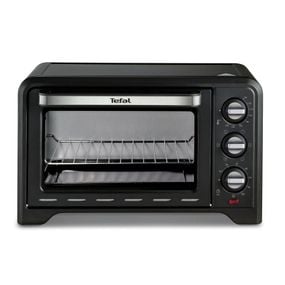Cuptor Electric Optimo OF444834, 1380 W, tehnologie convecție, 6 programe, 240&deg;C, temporizator,  &icirc;nveliş interior antiaderent, 2 accesorii incluse, 19 L, negru