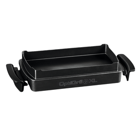 Grătar electric OptiGrill+ Snacking & Baking GC714834, 6 programe, senzor automat, mod manual , plăci antiaderente, tavă colectare lichide, tavă coacere, negru