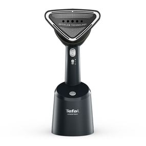 Pachet PROMO Aparat de călcat vertical cu abur Tefal AeroSteam DT9810F0 & Aparat de curățat scame Tefal JB7002E0