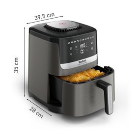 Pachet PROMO Friteuză cu aer cald Tefal Easy Fry Silence EY551HE0 & Tocător manual Tefal 5-Second K1320404