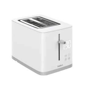 Prăjitor de pâine Tefal Sense TT693110, 850W, 4 funcții dedicate, 7 trepte de rumenire, fante cu lățime variabilă, tavă firimituri, alb