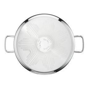 Set 10 piese Tefal Intuition B864SA74, cratiță cu m&acirc;ner de 16 cm, cratițe și oale cu m&acirc;nere 18/20/22/24 cm, oțel inoxidabil, inducție, 5 capace de sticlă