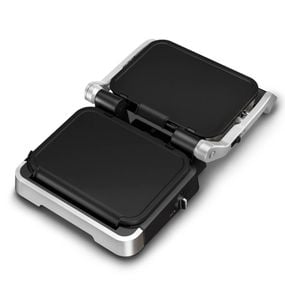Set 2 plite plancha Tefal XA733810 antiaderente pentru grătar electric OptiGrill 4 &icirc;n 1 și 2 &icirc;n 1, seriile GC774xx, GC773xx, GC772xx, negru