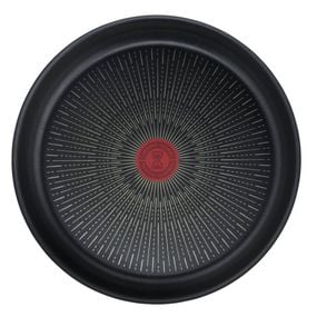 Set de 3 piese Tefal Ingenio Eco Resist L3979102, tigaie de 24/28 cm, mâner detașabil, înveliș antiaderent Titanium Anti-Scratch, indicator Thermo-Signal™, compatibil cu inducția