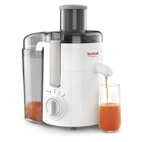 Storcător de fructe și legume Tefal Frutelia+ ZE370138, 350W, 2 viteze, recipient pulpă 0.95L, funcție Pulse, alb