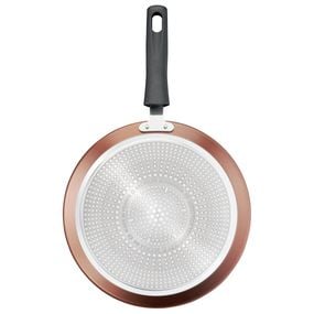 Tigaie pentru clătite Tefal Eco-Respect G2543853, 25 cm, &icirc;nveliș antiaderent Titanium Pro, Thermo-Signal&trade;, bază Thermo-Fusion&trade;, aluminiu, negru