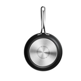 Tigaie Tefal Excellence+ G3300402, 24 cm, invelis antiaderent, tehnologie FUSIONCORE, Thermo-Signal™, maner nituit, aluminiu, inductie, negru