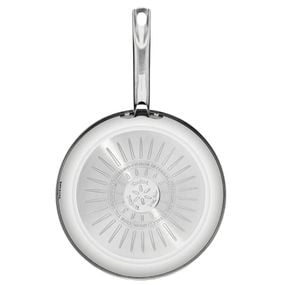 Tigaie Tefal Intuition B8170444 de 24 cm, indicator Thermo-Signal™, inducție, înveliș antiaderent, exterior inox