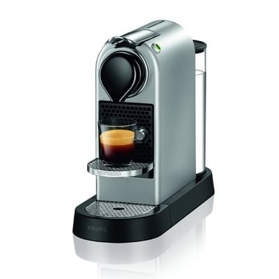 Espressor cu capsule Nespresso Krups CitiZ XN741B10, 1260W, 19 bari, recipient apa detasabil 1l, oprire automata, argintiu