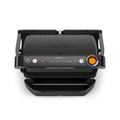 Grătar electric Tefal Optigrill+ GC717810, 2000W, 6 programe automate, plăci de 30 x 20 cm detașabile, mod auto și manual, negru 