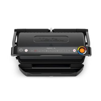 Grătar electric Tefal OptiGrill+ XL GC727810, 2000W, 9 programe gătire automate, plăci detașabile cu înveliș antiaderent, indicator nivel de gătire, tavă colectare grăsime, negru