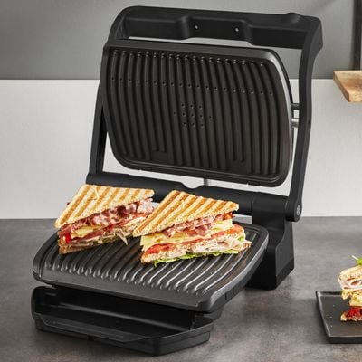 Grătar electric Tefal Optigrill+ GC717810, 2000W, 6 programe automate, plăci de 30 x 20 cm detașabile, mod auto și manual, negru 