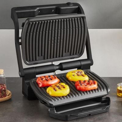 Grătar electric Tefal Optigrill+ GC717810, 2000W, 6 programe automate, plăci de 30 x 20 cm detașabile, mod auto și manual, negru 