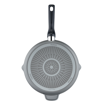 Tigaie grill XL Force C6854055, înveliș antiaderent 100% sigur, de lungă durată, Thermo-Signal™, bază Diffusion+, 26 cm, aluminiu, negru