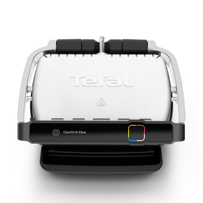 Grătar electric Tefal OptiGrill Elite GC750D30 cu 12 programe automate, termostat reglabil și carte de rețete