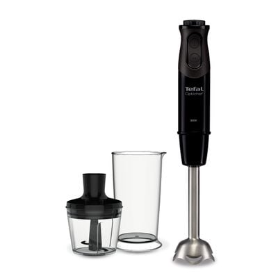 Blender vertical OptiChef 2 în 1 HB641838, 800 W, 10 trepte de viteză, funcție Turbo, tocator 0.5 L, protecție antistropire, mâner antialunecare, recipient 0.8 L, negru