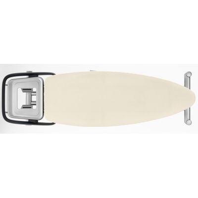 Masă de călcat Pro Comfort IB5100E0, suprafață 130 x 47 cm, înălțime până la 93 cm, husă bumbac și spumă, 7.6 KG, inox, alb / bej