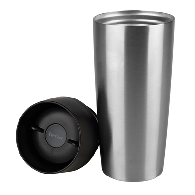 Termos Travel Mug K3080114, fără înveliș exterior, 0.36 L, inox, argintiu