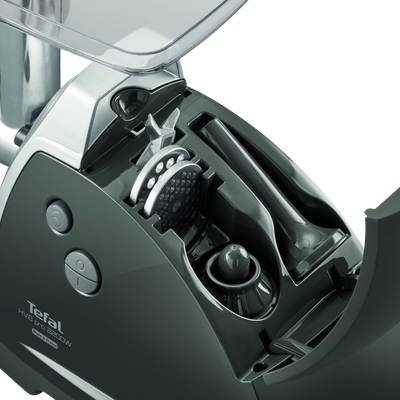 Mașină de tocat carne HV8  Plus 9 în 1 NE688837, 2200 W, 3 site inox, 6 accesorii, funcția Reverse, gri