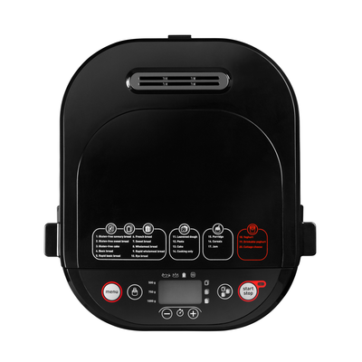 Mașină de pâine Pain et Delice PF240E38, 700 W, 20 programe, pornire programabilă, păstrare la cald, tavă pătrată, cu înveliș antiaderent, recipient lactate 1 L, 3 accesorii, carte de rețete, 1 KG, argintiu