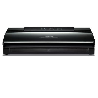 Aparat de vidat VacuPack Classic VT254070, funcții de sigilare, vidare, oprire, 18 pungi, plastic, negru