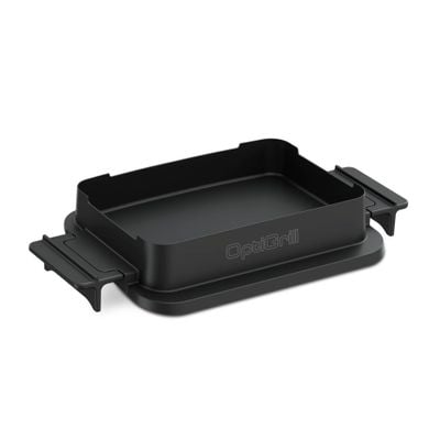 Accesoriu tavă pentru coacere Tefal Snacking & Baking XA732810, 1.6L, pentru grătar electric Optigrill 4 în 1 și Optigrill 2 în 1, seriile GC774xx, GC773xx, GC772xx, negru