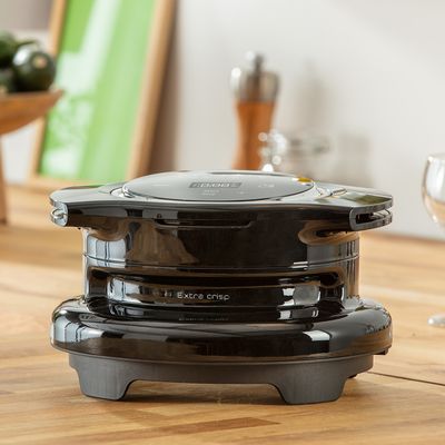 Accesoriu multicooker pentru prăjit Tefal Cook4Me+ Extra Crisp Lid EY150830, compatibil cu multicookerele Cook4Me de 6 L, 4 programe, temperatură ajustabilă, negru