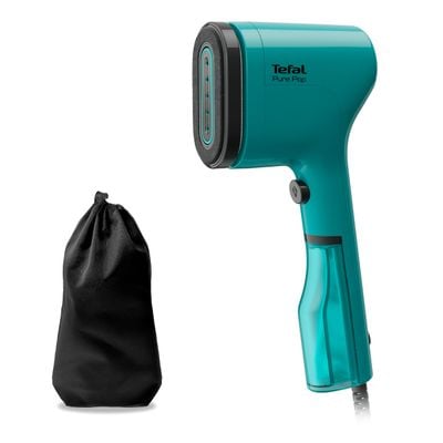 Aparat de călcat vertical cu abur Tefal Pure Pop DT2024E1, 1300 W, abur variabil până la 20g/min, recipient apa 70 ml, încălzire rapidă 15 sec, verde