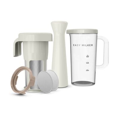 Aparat pentru preparat lapte vegetal Tefal Easy Milker VZ700AE0, 1 L, bază detașabilă, crem