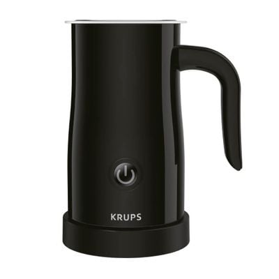 Aparat pentru spumat laptele Krups XL100810, 150 ml, 500 W, baza rotativa, invelis antiaderent, Negru