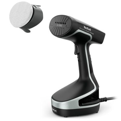 Aparat de călcat vertical cu abur Access Steam 2 în 1 TEFAL DT8270E1, 2000 W, jet de abur 90 g/min, functie AUTO OFF, Negru