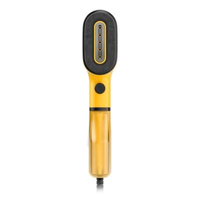 Aparat de călcat vertical Tefal  PURE POP YELLOW DT2026E1, 1300W, 20 g/min, 70 ml, Auto-Off, pad reversibil, galben