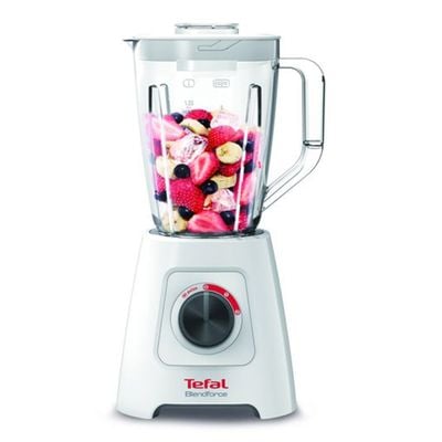Blender Tefal BlendForce 2 BL420131, 600W, 4 lame, 2 trepte viteză, 2L, Alb