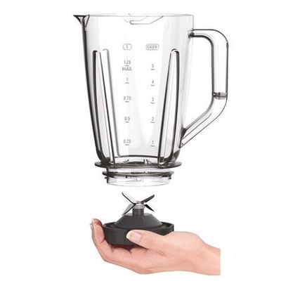 Blender Tefal BlendForce 2 BL420131, 600W, 4 lame, 2 trepte viteză, 2L, Alb