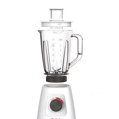 Blender Tefal BlendForce 2 BL420131, 600W, 4 lame, 2 trepte viteză, 2L, Alb