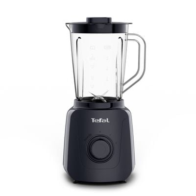 Blender Tefal Blendforce Essential BL4118F0, 450 W, 1 L, 2 trepte viteza, 4 lame inox, tocator inclus, functie zdrobire gheata, negru