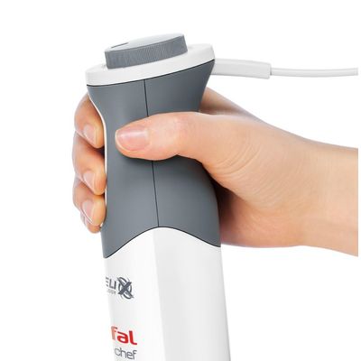 Blender vertical OptiChef 2 în 1 HB641138, 800 W, Tehnologie Powelix, 10 viteze, tocător 0,5l, pahar 0,8l, functie Turbo, alb 