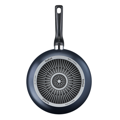 Cratiță XL Force C3853253, 24 cm, înveliș antiaderent 100% sigur, de lungă durată, Thermo-Signal™, bază Diffusion+, aluminiu, negru