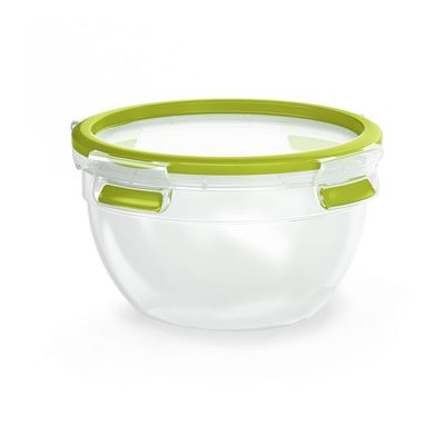 Caserolă MasterSeal to Go pentru salată  K3100112,  plastic, capac cu închidere etanş, 1l, transparent și verde
