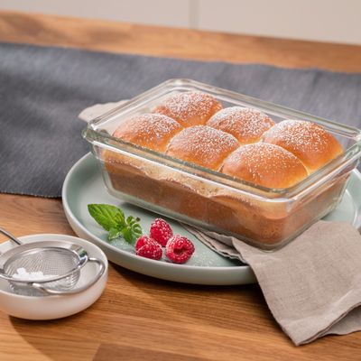 Caserola Tefal MasterSeal Glass N1041010, 1.30 L, sticla, inchidere 100% etansa, transparent