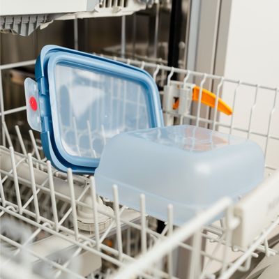 Caserolă Tefal ONEClick N1211610, 3.0 L, plastic, închidere 100% etanşă, albastru