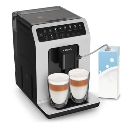 Espressor automat Krups Evidence Eco-Design EA897A10, 1450W, 8 retete, presiune 15 bari, One -Touch Cappuccino
