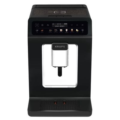 Espressor automat Krups Evidence One EA895831, 1450 W, tehnologia Quattro Force, 12 retete, rasnita metalica, negru