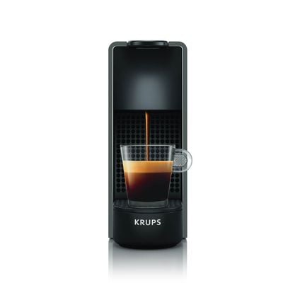 Espressor cu capsule Nespresso Essenza Mini by Krups XN110B10, 1310 W, 0.6 L, 19 bari, gri inchis
