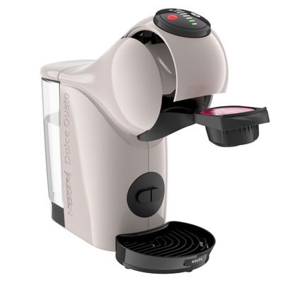 Espressor cu capsule Krups NESCAFÉ® Dolce Gusto® Genio S KP243AF0, 1500W, 15 bari, rezervor 0.8L, funcție XL, peste 30 de rețete calde și reci, crem