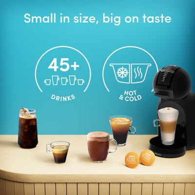 Espressor cu capsule Krups NESCAF&Eacute;&reg; Dolce Gusto&reg; Mini Me 2 KP1438F0, 1600 W, 15 bari presiune, rezervor apa 0.8 L, oprire automata, negru