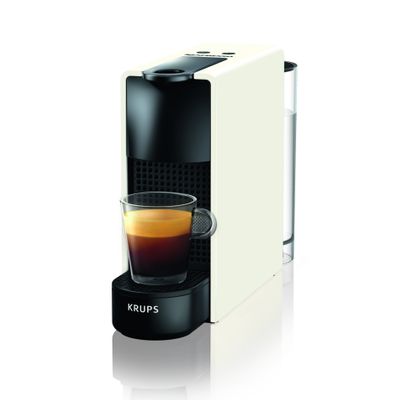Espressor cu capsule Nespresso Essenza Mini by Krups XN110110, 1310W, presiune 19 bari, rezervor 0.6 L, oprire automată, alb