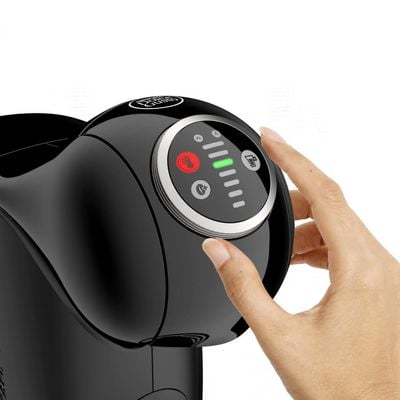 Espressor cu capsule Krups NESCAFÉ® Dolce Gusto® Genio S Plus KP340810, 1500W, 15 bari, funcție Hot & Cold, funcție XL, rezervor 0.8L, temperatură ajustabilă, negru